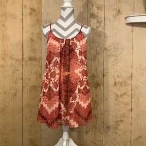 Happy Henna Trapeze Mini Dress